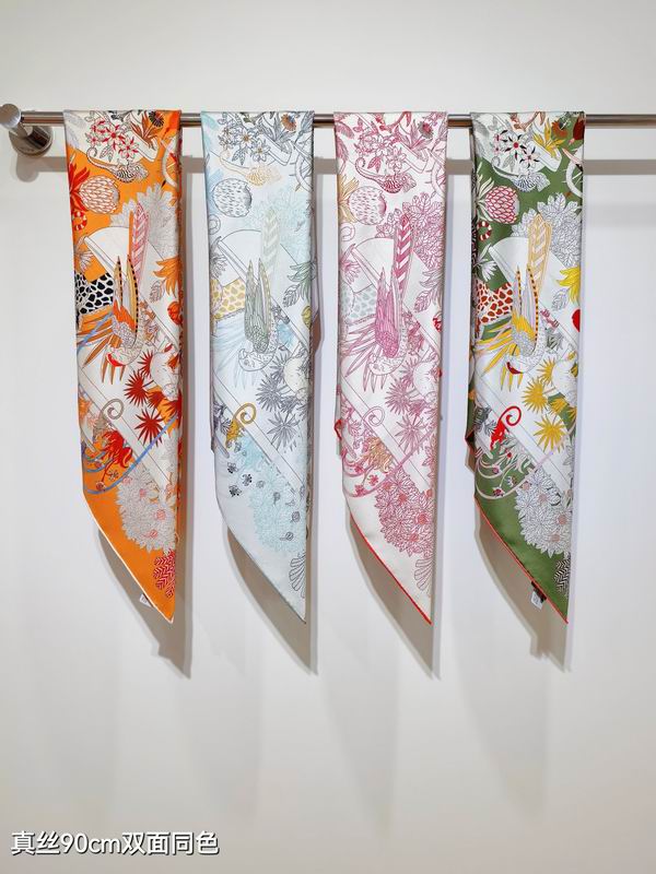 Hermes silk scarf 90X90cm E0509122